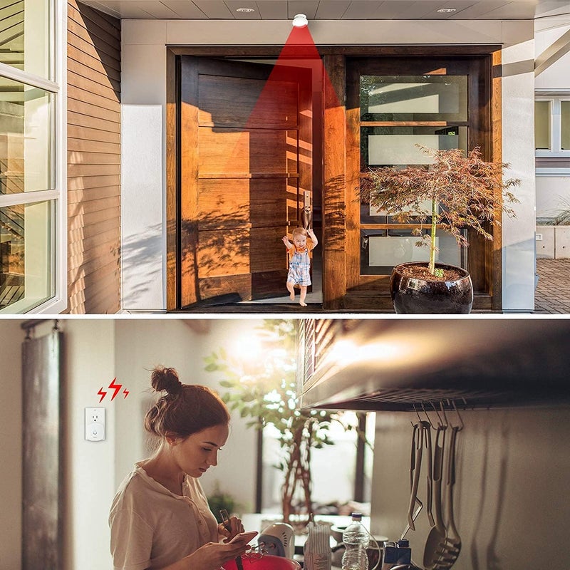 AMHEY Wireless Motion Sensor Door Chime: Business Entry Doorbell Indoor Motion Detector Alarm Buzzer Store Entrance Alert Bell (1000Ft Range, 32 Tunes, 5 Level Volume) 1 sensors 2 Receiver - Image 5